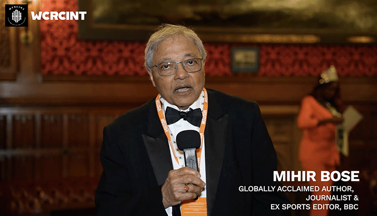Mihir Bose — WCRC Intelligence Global Business Recognitions Acclaimed journalist Mihir Bose speaking at the WCRC Intelligence Global Business Recognitions in London